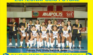Seleção Eunapolitana de Futsal Fica em 3º Lugar na Taça Brasil de Clubes 2010.