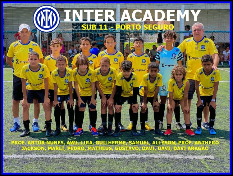 Inter Academy Porto Seguro realiza amistosos preparatórios em Santa Cruz de Cabrália.