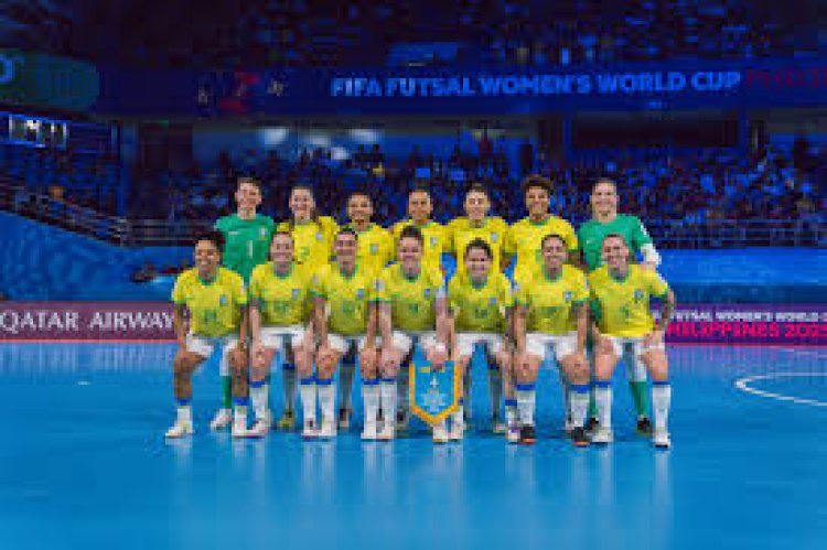 Brasil goleia Japão por 6 a 1 e está nas semis da Copa do Mundo Feminina de Futsal